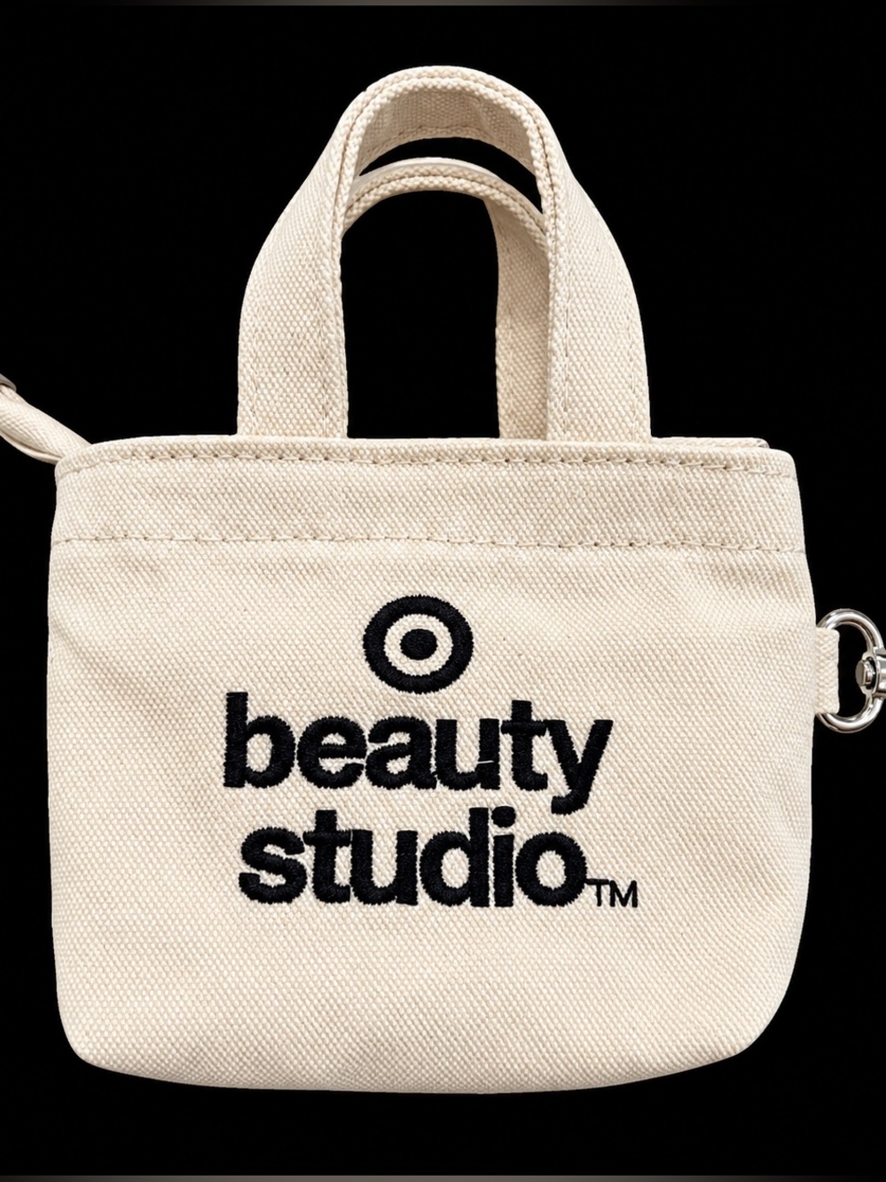 Target beauty studio bag charm Limited edition mini tote 5” x 4” keychain